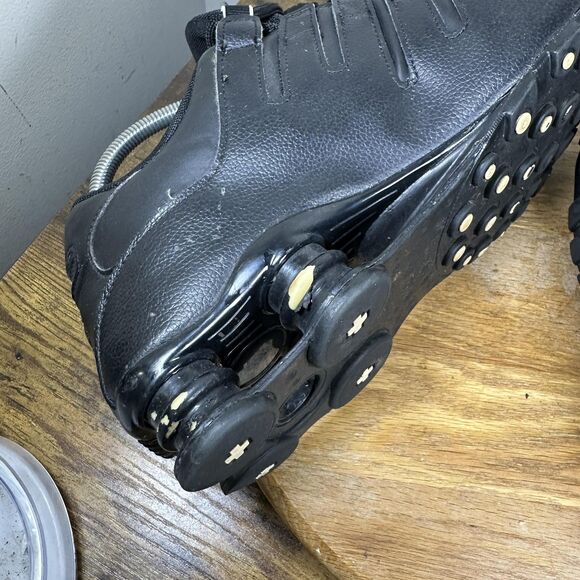 Nike Shox Shoes Mens Size 11.5 Black Silver 501524-091 Running Athletic Sneakers - Picture 9 of 9